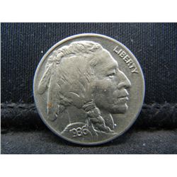 1936 Buffalo Nickel AU/BU
