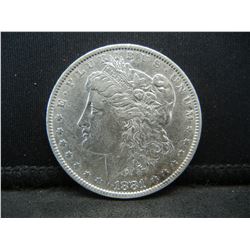 1881  Morgan Dollar AU Better Date