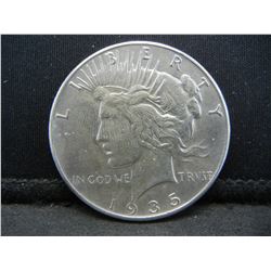 1935 Peace Dollar AU/BU