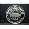 Image 2 : One ounce Silver Round Prooflike Very neat. Chain