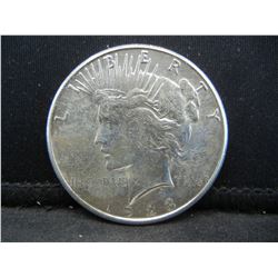 1923 S Peace Dollar AU