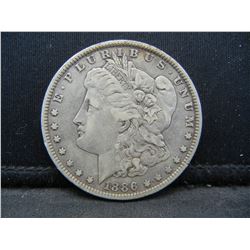 1886 O Morgan Dollar VF