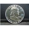 Image 1 : 1961 Franklin Half Dollar Looks Cameo Very Frosty