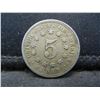 Image 2 : 1867 Rays Shield Nickel VF