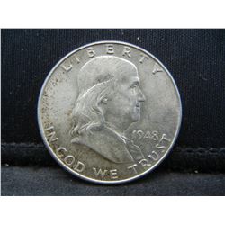 1948 Franklin Half Dollar Higher Grade