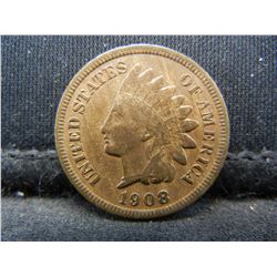 1908 S Indian Cent VF Key Date