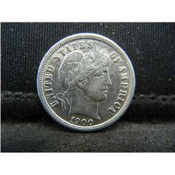 1900 S Barber Dime AU Better Date