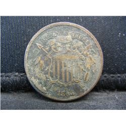 1865 Two Cent Piece