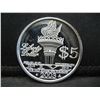 Image 2 : Norfed 1/2 Oz Silver Round $5.00 Scarce