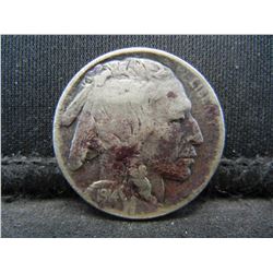 1914 D Buffalo Nickel Fine Discolored Key Date