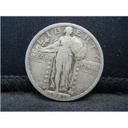 1921 Standing Liberty Quarter Rare Strong Strike