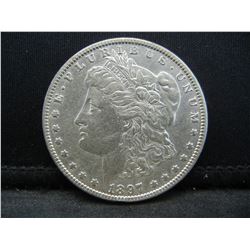 1897 O Morgan Dollar AU Semi key date