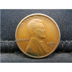 1924 S Lincoln Cent XF/AU Nice