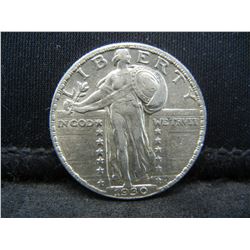1930 Standing Libertty Quarter AU/BU