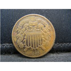 1865 Two Cent Piece
