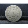 Image 2 : 1869 Shield Nickel VF