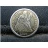 Image 1 : 1876 SS seated Dime XF