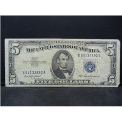 1953 S $5.00 Blue Seal