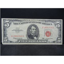 1963 $5.00 Red Seal