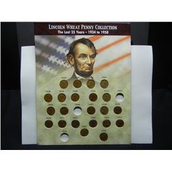 (23) Wheat Cents in Album