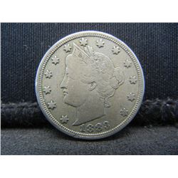 1883 Liberty Nickel With Cent XF Better Date