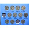 Image 4 : (51) Jefferson Nickels in Album (10) of Which are