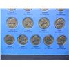 Image 7 : (51) Jefferson Nickels in Album (10) of Which are