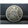 Image 1 : 1858 Seated Dime XF