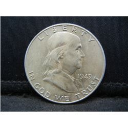 1949 Franklin Half Dollar Higher Grade