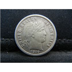 1910 Barber Dime XF++