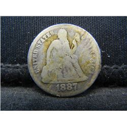 1887 Seated Dime