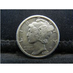 1923 S Mercury Dime AU Scarce in High Grade