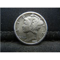 1926 S Mercury Dime AU