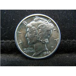 1940 S Mercury Dime GEM BU