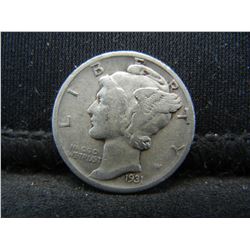 1931 D Mercury Dime VF