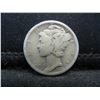 Image 1 : 1926 D Mercury Dime F/VF