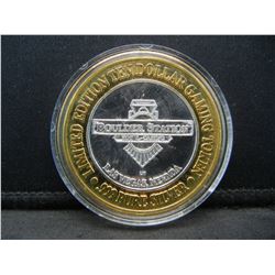 Silver Casino Token Boulder Station