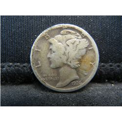 1926 S Mercury Dime Fine Semi Key