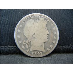 1897 Barber Half Dollar