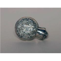 British Sterling Covered Scent Bottle