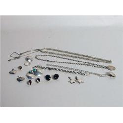 Estate Lot Various Sterling Jewelry