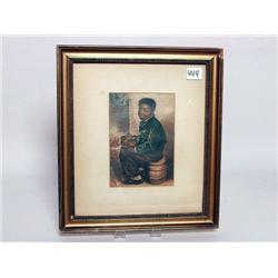Antique Baxter Print