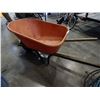 Image 1 : ORANGE PLASTIC WHEEL BARROW