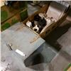 Image 1 : WOOD CRATE OF VINTAGE MILK BOTTLES W/ BOX OF COFFEE CARAFES AND MORE