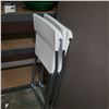 Image 2 : 6FT CORE A GATOR FOLDING LEG MARKET TABLE AND 2 FOLDING CHAIRS