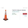 Image 3 : 2 NEW TRAFFIC REFLECTIVE CONES 36" TALL RETAIL $50 EACH