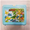 Image 2 : VINTAGE SMURF LUNCH BOX AND PILSNER TIN LUNCH BOX