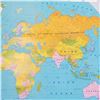 Image 2 : 5FT WIDE VINTAGE SCHOOL MAP