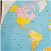Image 3 : 5FT WIDE VINTAGE SCHOOL MAP
