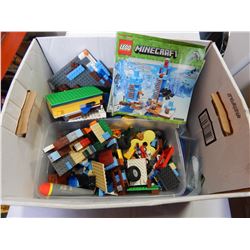 BOX OF LEGO AND MANUALS